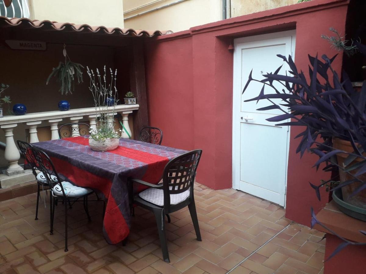 Les Violettes Lägenhet Menton Exteriör bild