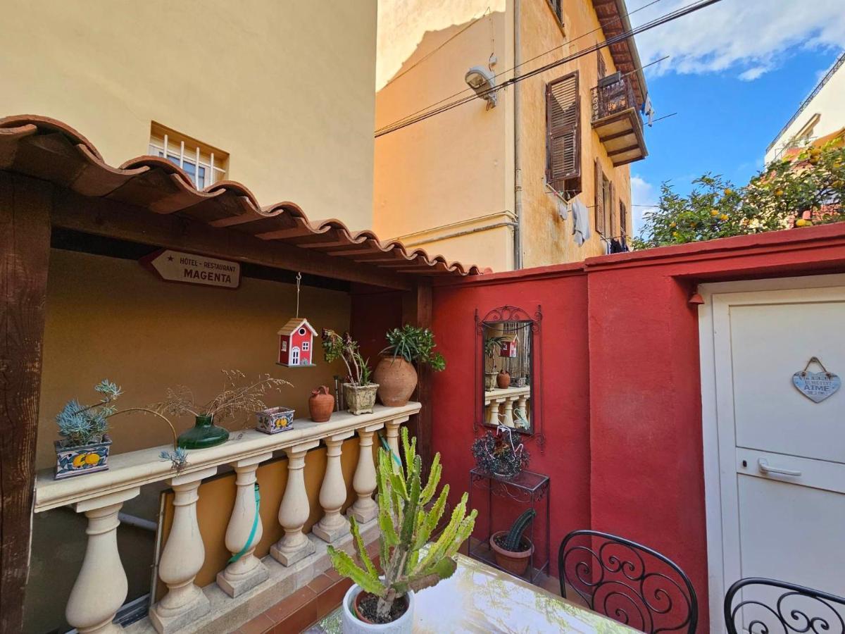Les Violettes Lägenhet Menton Exteriör bild
