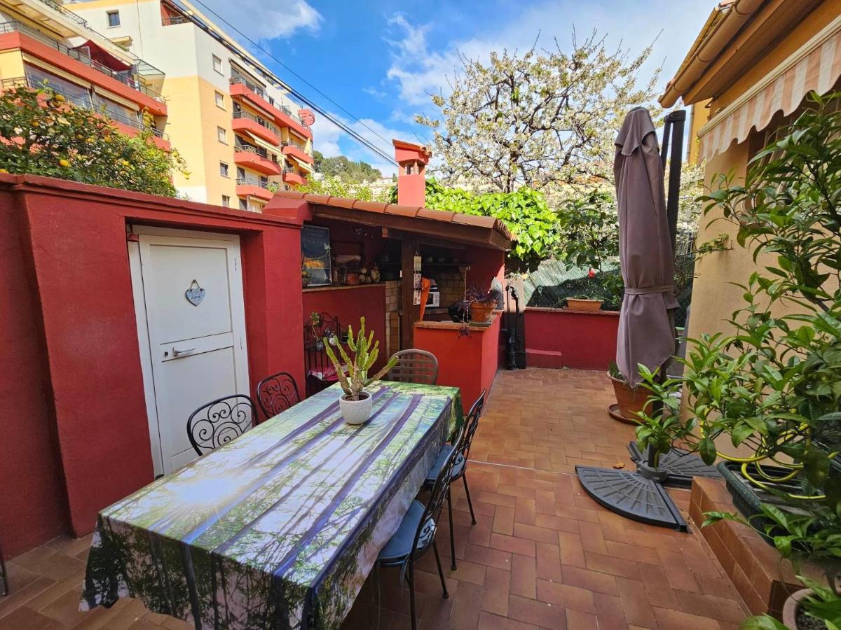 Les Violettes Lägenhet Menton Exteriör bild