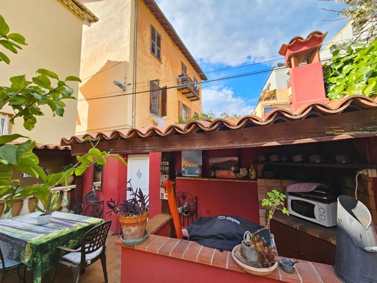 Les Violettes Lägenhet Menton Exteriör bild