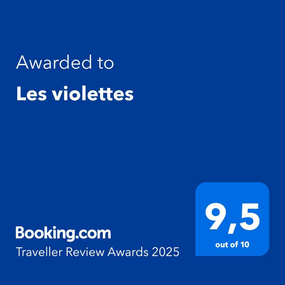 Les Violettes Lägenhet Menton Exteriör bild
